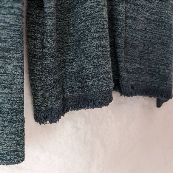 Knox Rose Sweater Green Marled Knit Long Sleeve Fringe Size XXL - Picture 8 of 11